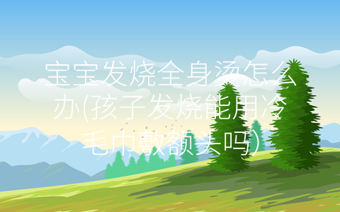 寶寶發(fā)燒全身燙怎么辦(孩子發(fā)燒能用冷毛巾敷額頭嗎)