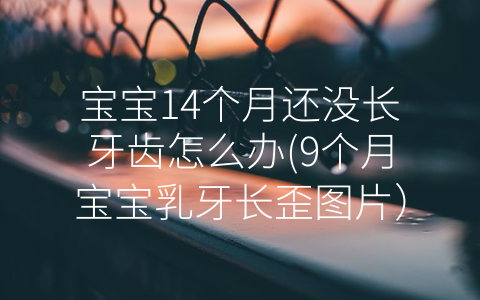 寶寶14個(gè)月還沒(méi)長(zhǎng)牙齒怎么辦(9個(gè)月寶寶乳牙長(zhǎng)歪圖片)