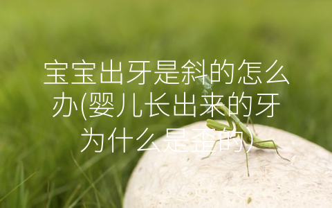 寶寶出牙是斜的怎么辦(嬰兒長出來的牙為什么是歪的)